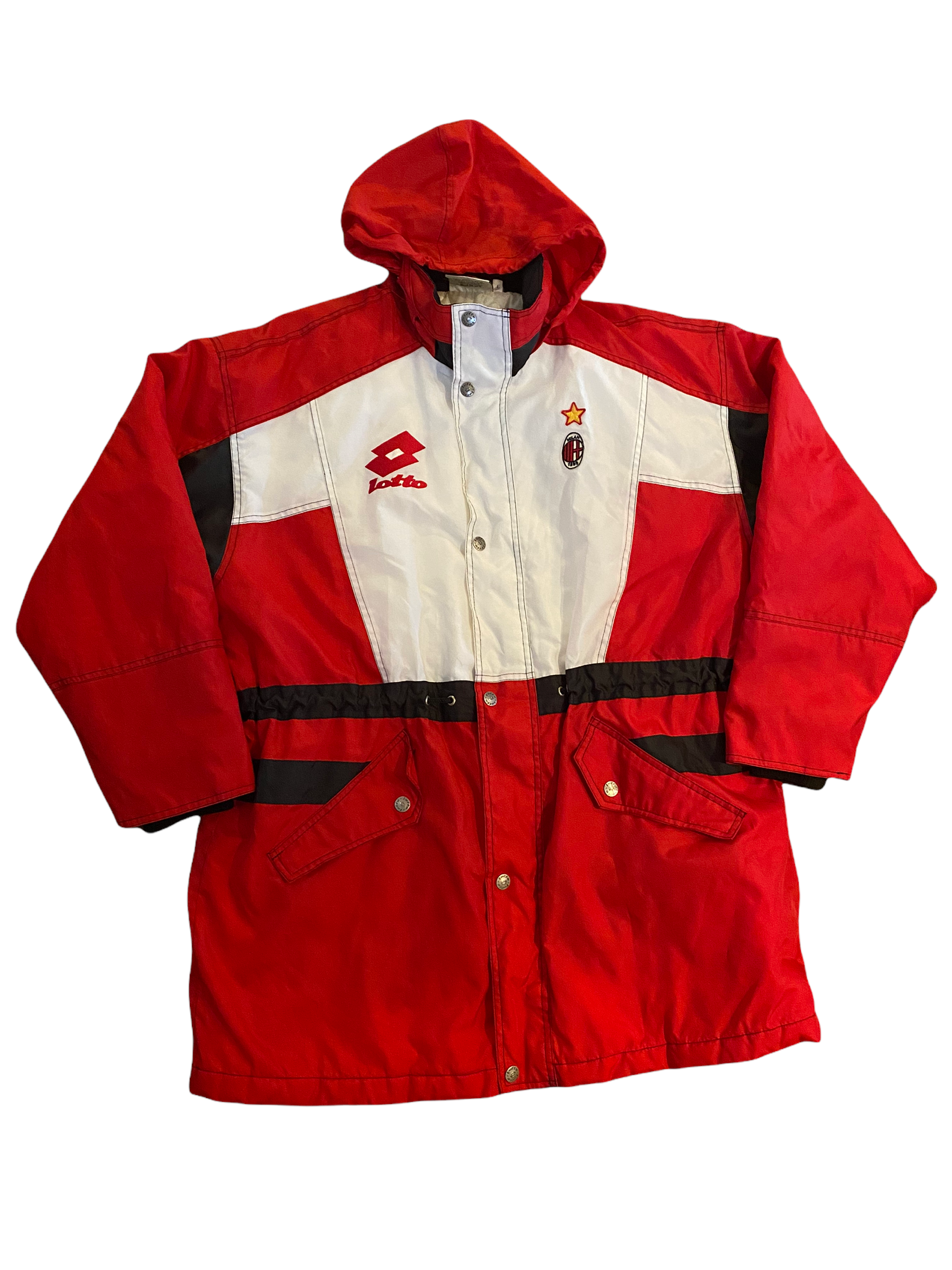 AC Milan 93/94 Padded Bench Coat – thefinalthird