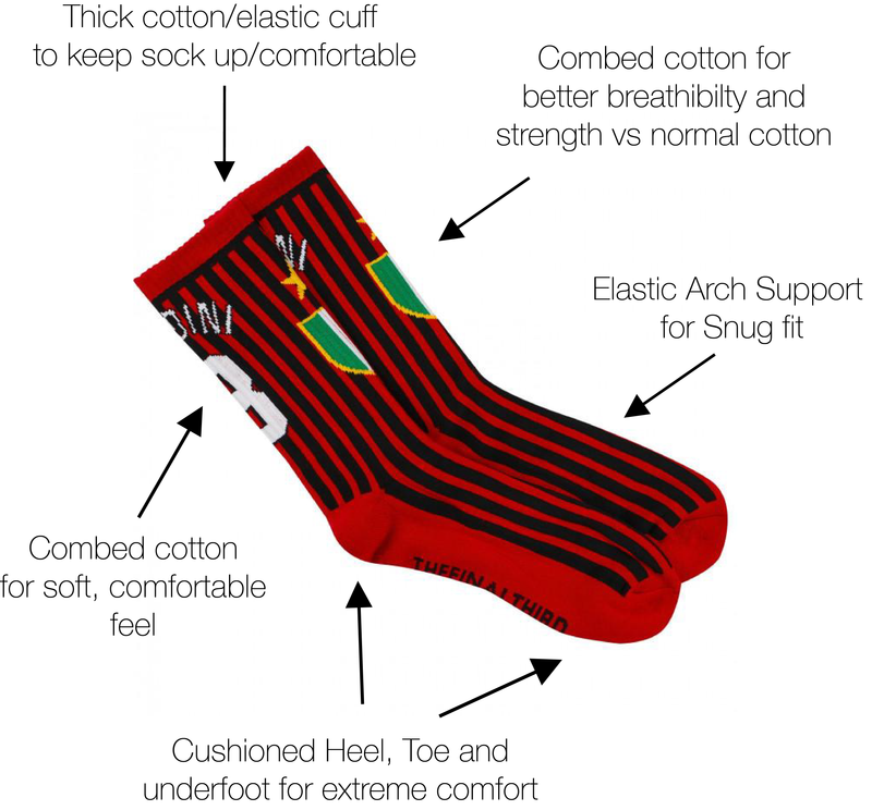 AC Milan 99/00 Home - Maldini Socks