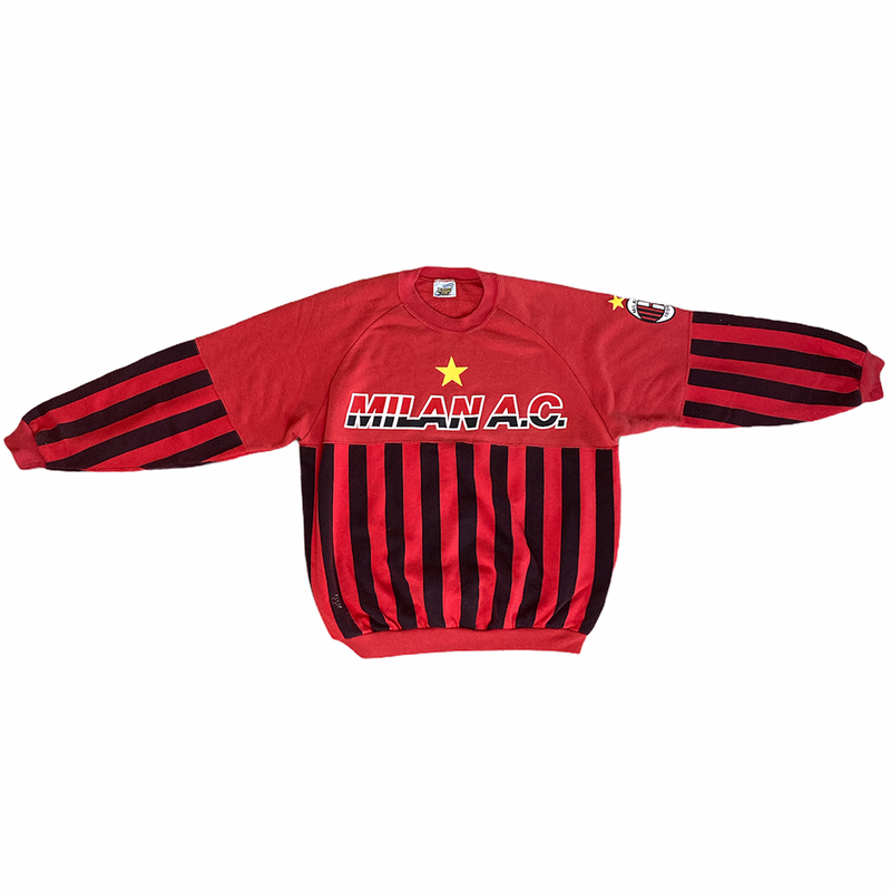 AC Milan 1990/91 Le Felpe Dei Grande Club X Parmalat Football Sweatshirt