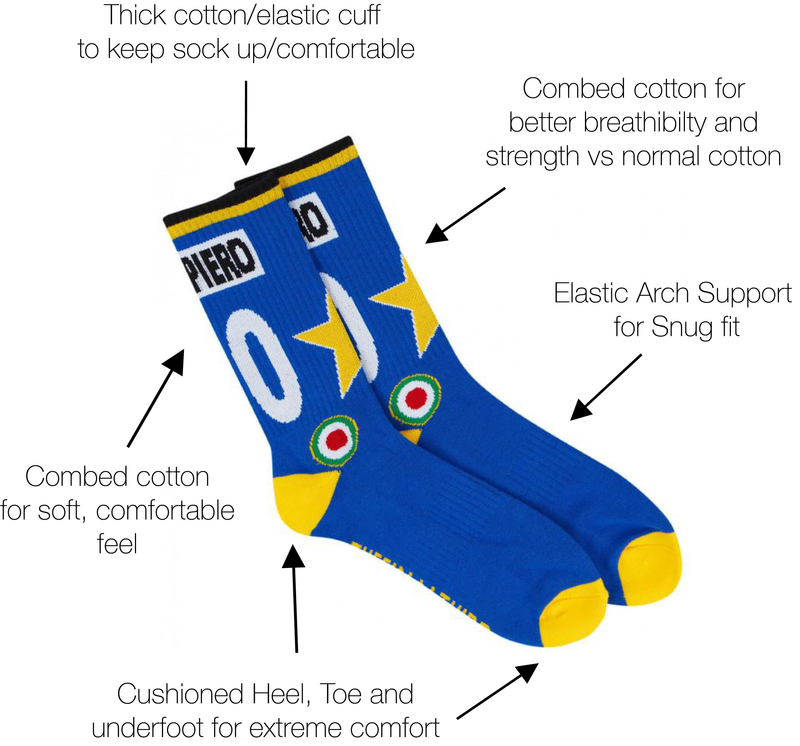 Juventus 1996 Away - Del Piero Socks