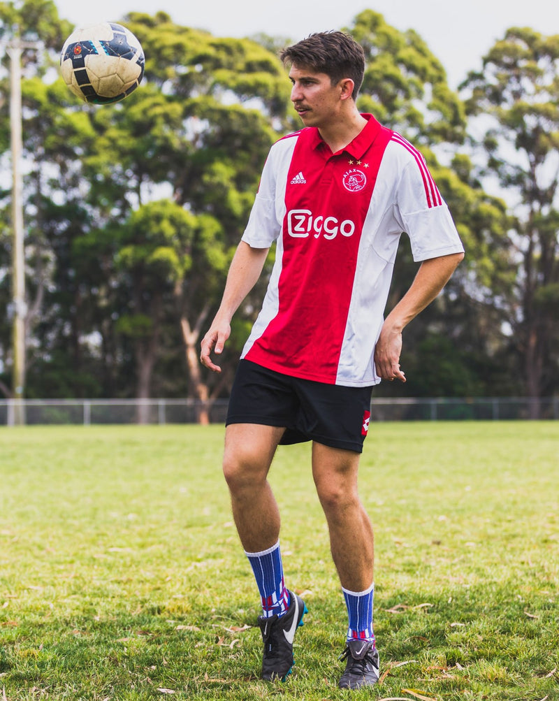 ajax socks and ajax football shirt