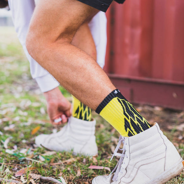 the final third borussia dortmund 1994 home kit socksthe-final-third-borussia-dortmund-94-drake-ramberg-football-socks