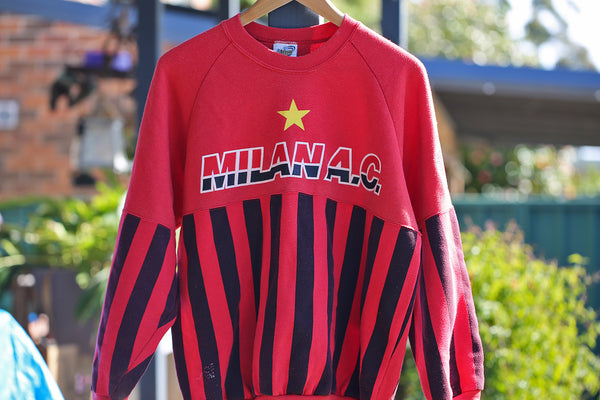 AC Milan 1990/91 Le Felpe Dei Grande Club X Parmalat Football Sweatshirt