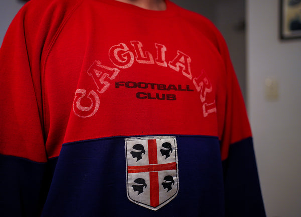 Cagliari 1990/91 Le Felpe Dei Grande Club X Parmalat Football Sweatshirt